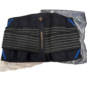 Tommie Copper Adjustable Compression Back Brace Black‎ - Small/Medium